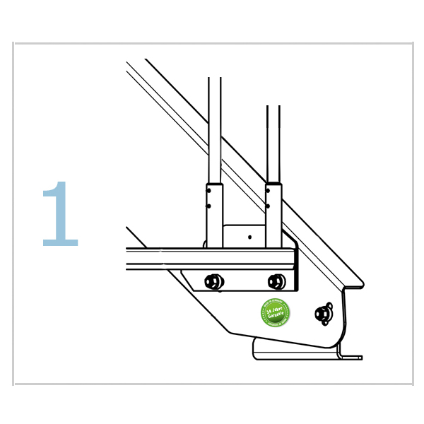 Magnet Siegel an OPTIGO Treppe